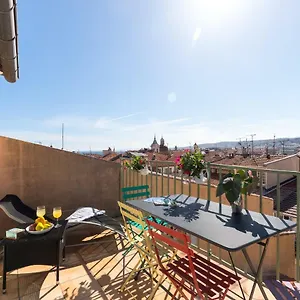 La Croix - F3, Terrasse Vue Panoramique, Vieux-nice Old Town&terrace Appartement